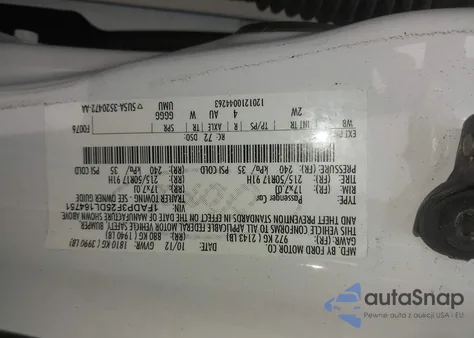 2013 Ford Focus Se z USA, uszkodzony, nr VIN 1FADP3F25DL164751